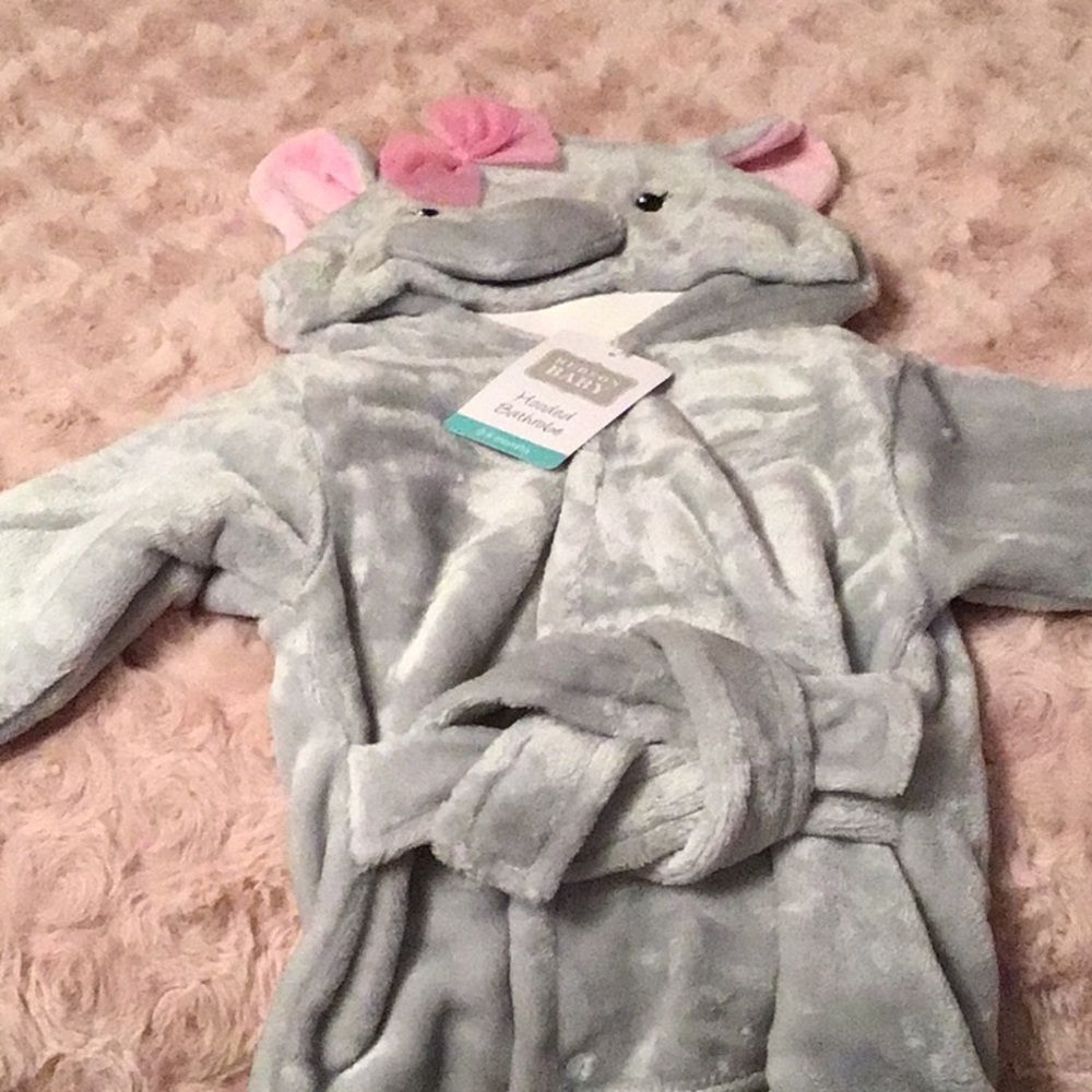 Hudson baby hooded bathrobe
